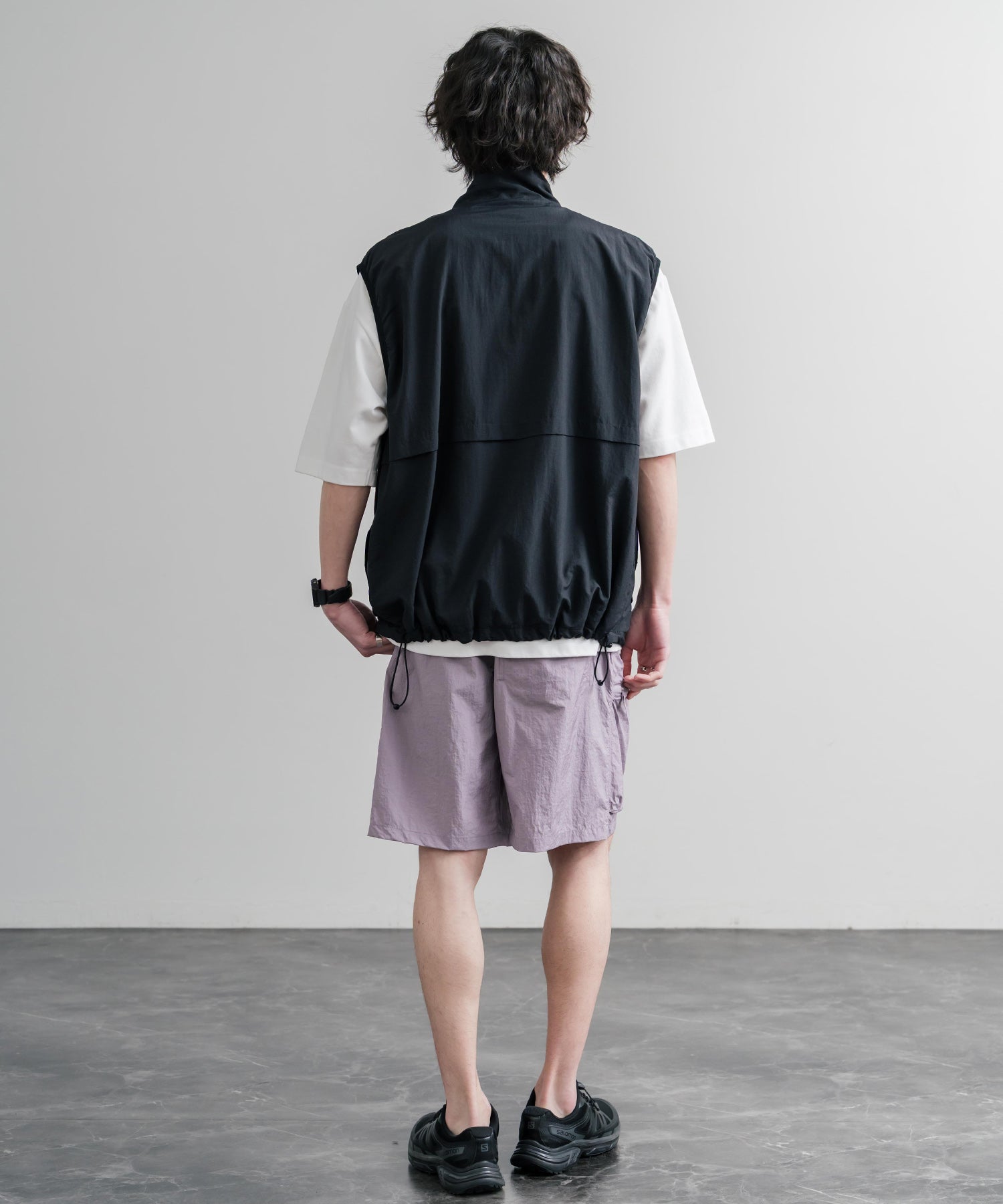 THE NORTH FACE WORKWAY SHORTS 接触冷感ロゴ刺繍ショートワイドパンツ