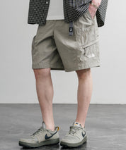 THE NORTH FACE WORKWAY SHORTS 接触冷感ロゴ刺繍ショートワイドパンツ 15892
