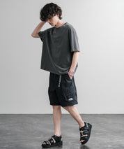 THE NORTH FACE WORKWAY SHORTS 接触冷感ロゴ刺繍ショートワイドパンツ 15892