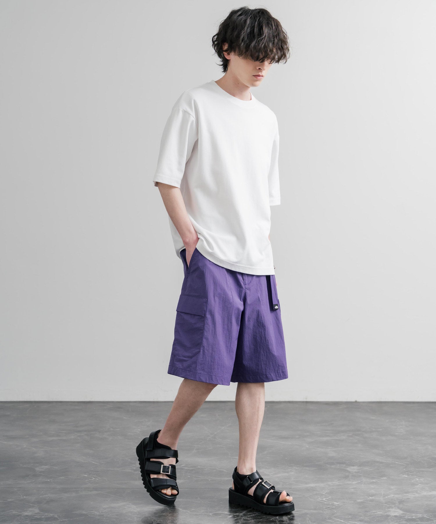 THE NORTH FACE COVE SHORTS ロゴ刺繍ショートワイドパンツ 15893
