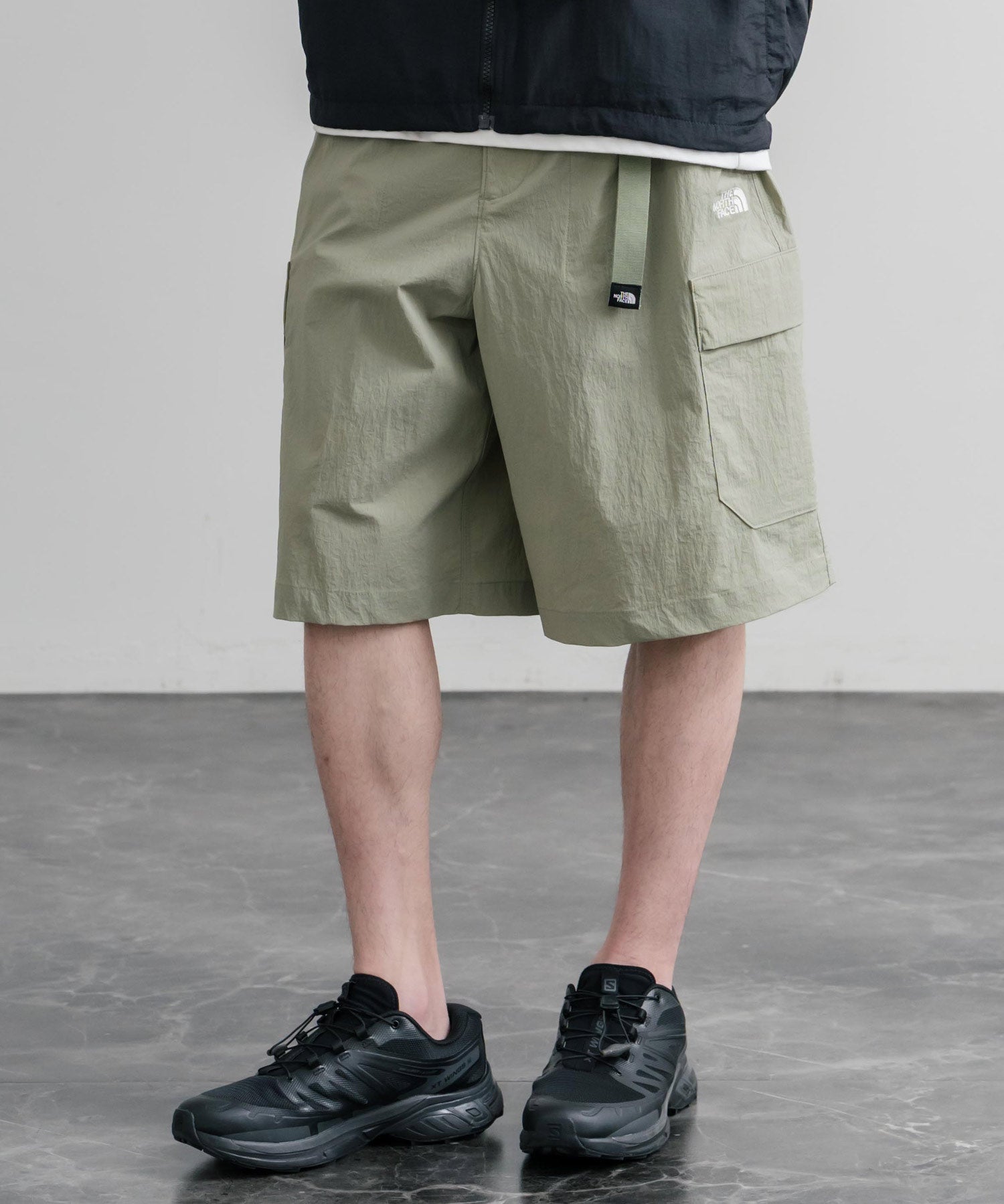 THE NORTH FACE COVE SHORTS ロゴ刺繍ショートワイドパンツ 15893