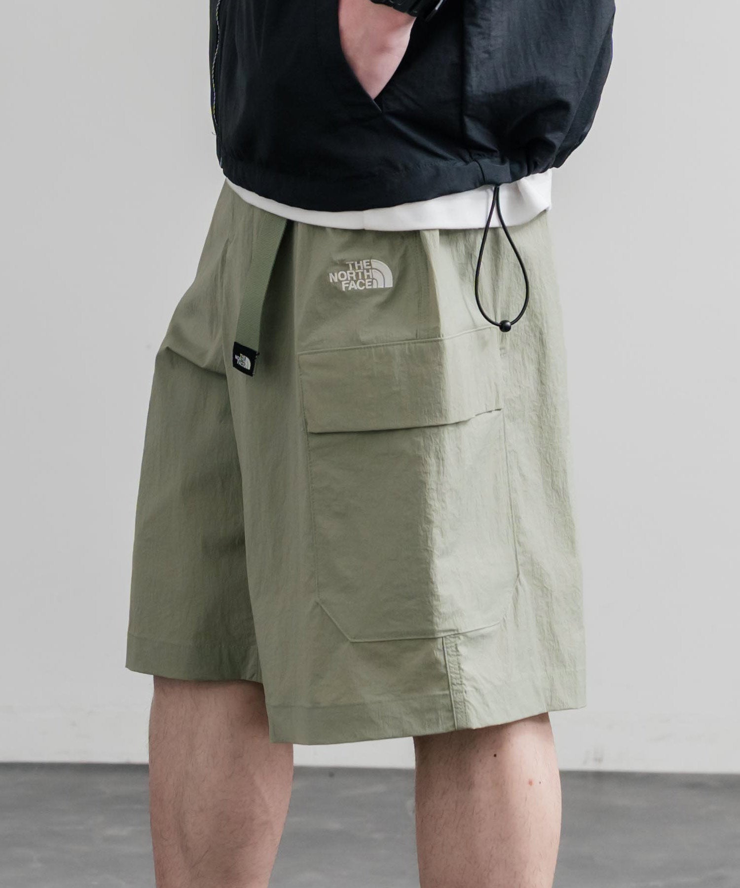THE NORTH FACE COVE SHORTS ロゴ刺繍ショートワイドパンツ 15893