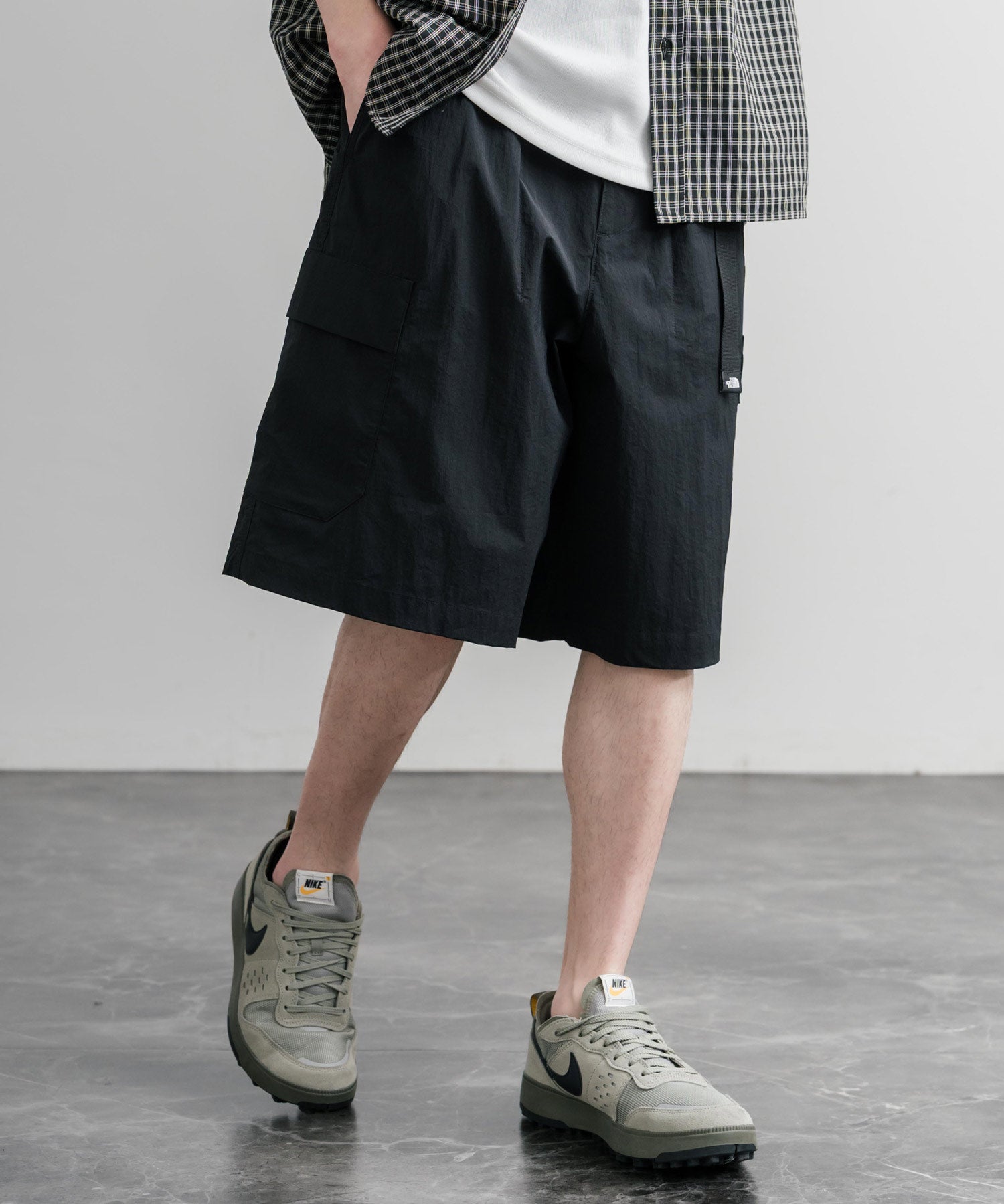 THE NORTH FACE COVE SHORTS ロゴ刺繍ショートワイドパンツ 15893