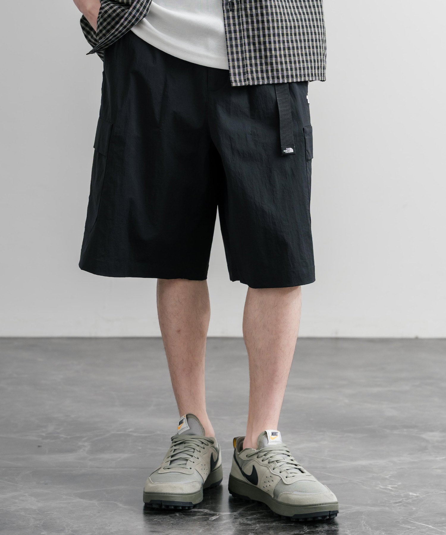 THE NORTH FACE COVE SHORTS ロゴ刺繍ショートワイドパンツ 15893
