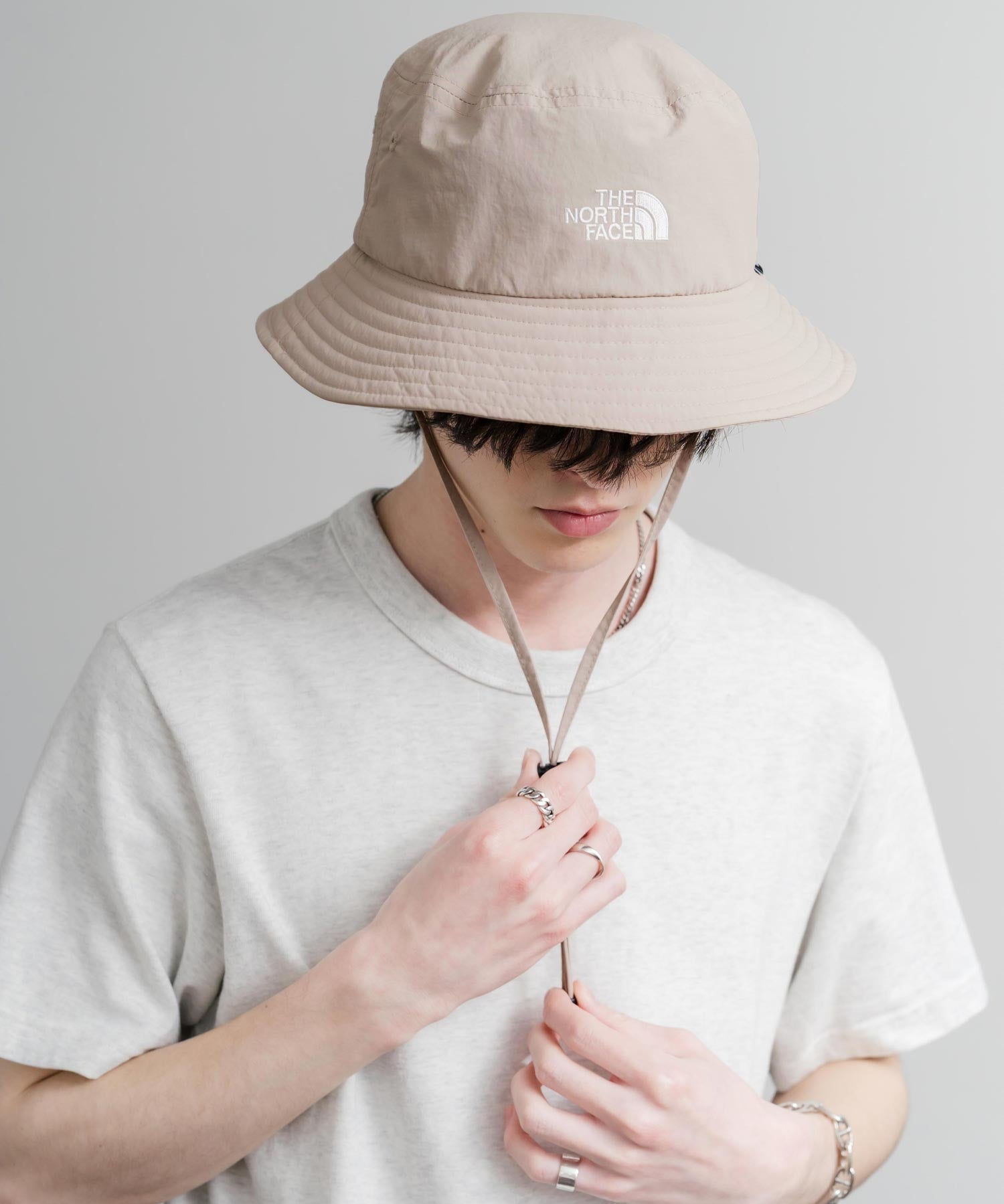 THE NORTH FACE ザ・ノースフェイス TNF LIGHT BUCKET HAT 取り外し可能あご紐付きサファリハット バケットハット 15895