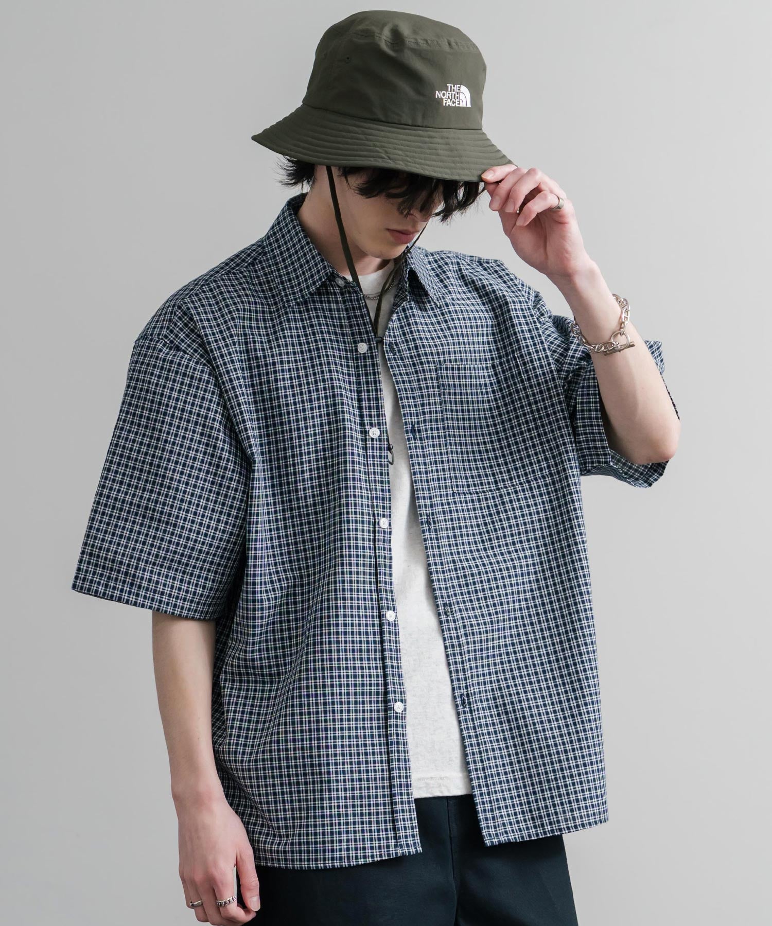THE NORTH FACE ザ・ノースフェイス TNF LIGHT BUCKET HAT 取り外し可能あご紐付きサファリハット バケットハット 15895