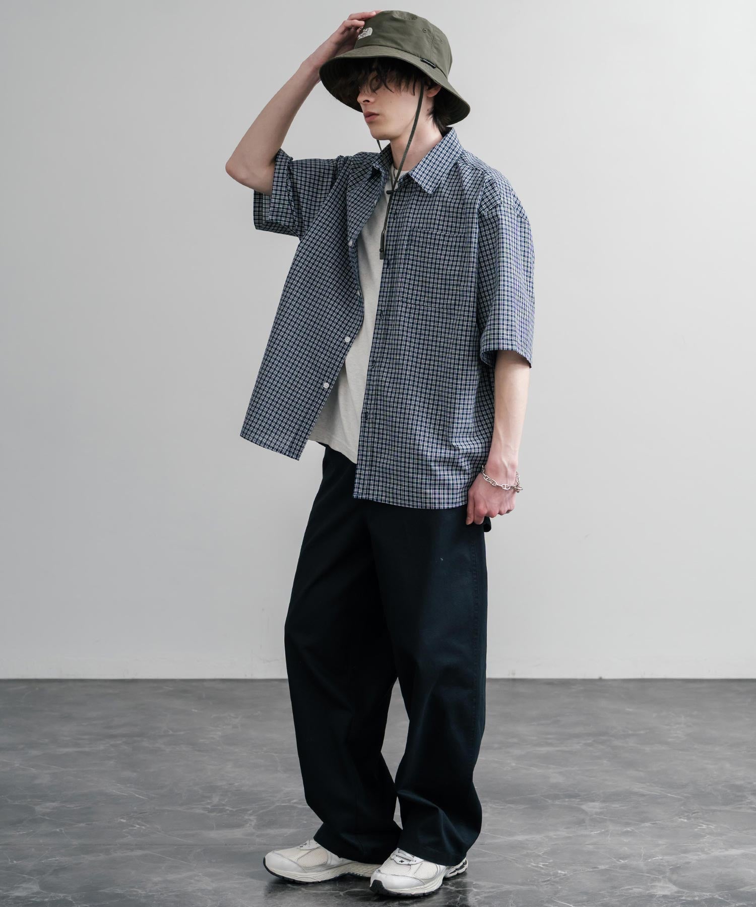 THE NORTH FACE ザ・ノースフェイス TNF LIGHT BUCKET HAT 取り外し可能あご紐付きサファリハット バケットハット 15895
