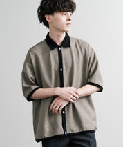 Upscape Audience アップスケープオーディエンス 日本製 国産 Naturemierリネンライクメランジツイルポロカーディガン AUD7321 15897