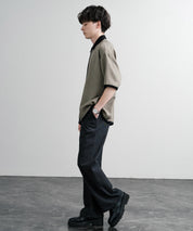 Upscape Audience アップスケープオーディエンス 日本製 国産 Naturemierリネンライクメランジツイルポロカーディガン AUD7321 15897