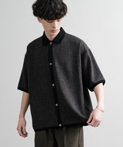 Upscape Audience アップスケープオーディエンス 日本製 国産 Naturemierリネンライクメランジツイルポロカーディガン AUD7321 15897