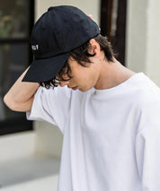 HUF ハフ HUF SET OG CV 6 PANEL HAT ワンポイントロゴ刺繍6パネルカーブベースボールキャップ 15898