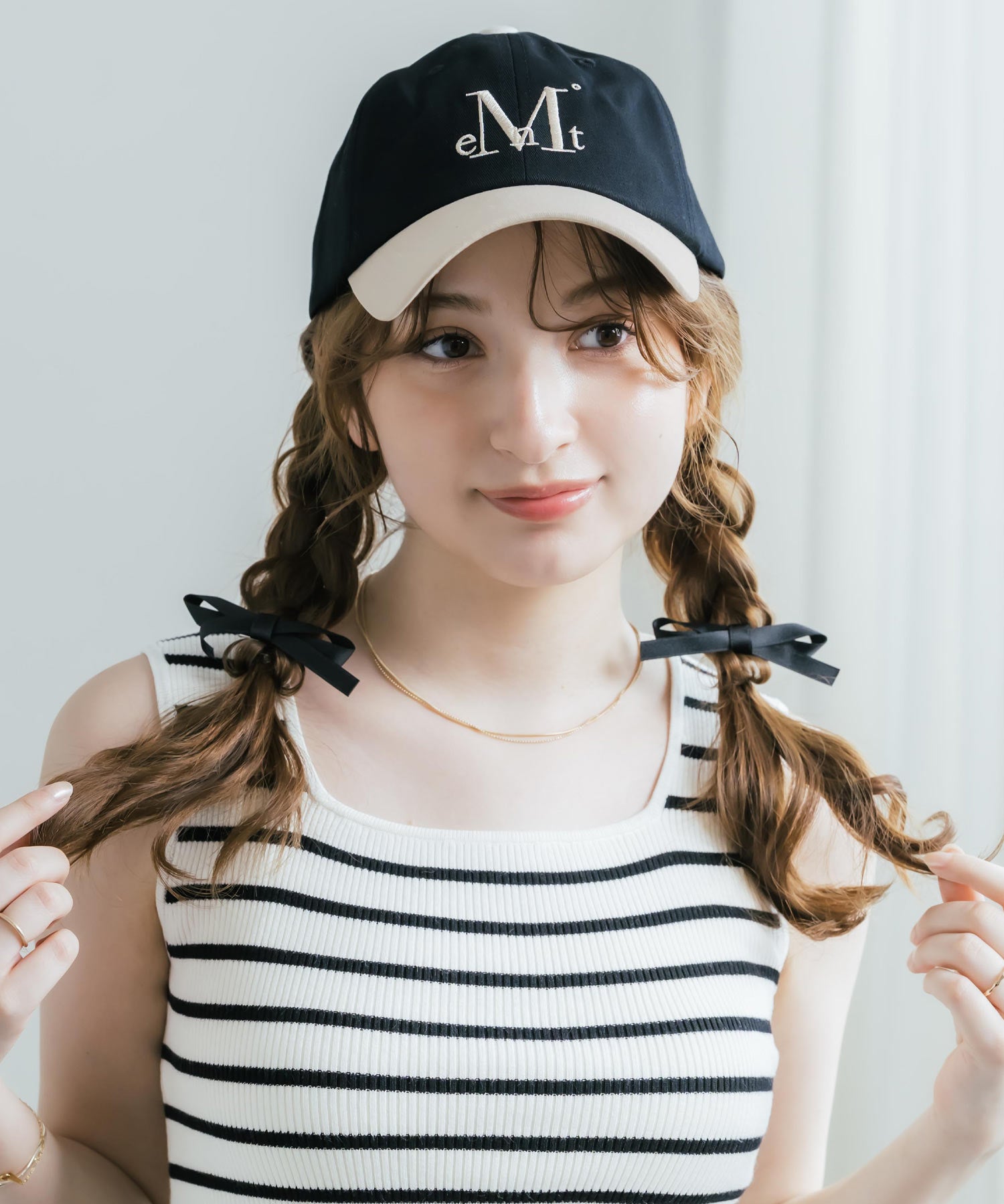 MUCENT SIGNATURE BALL CAP ロゴ刺繍ベースボールキャップ 15901