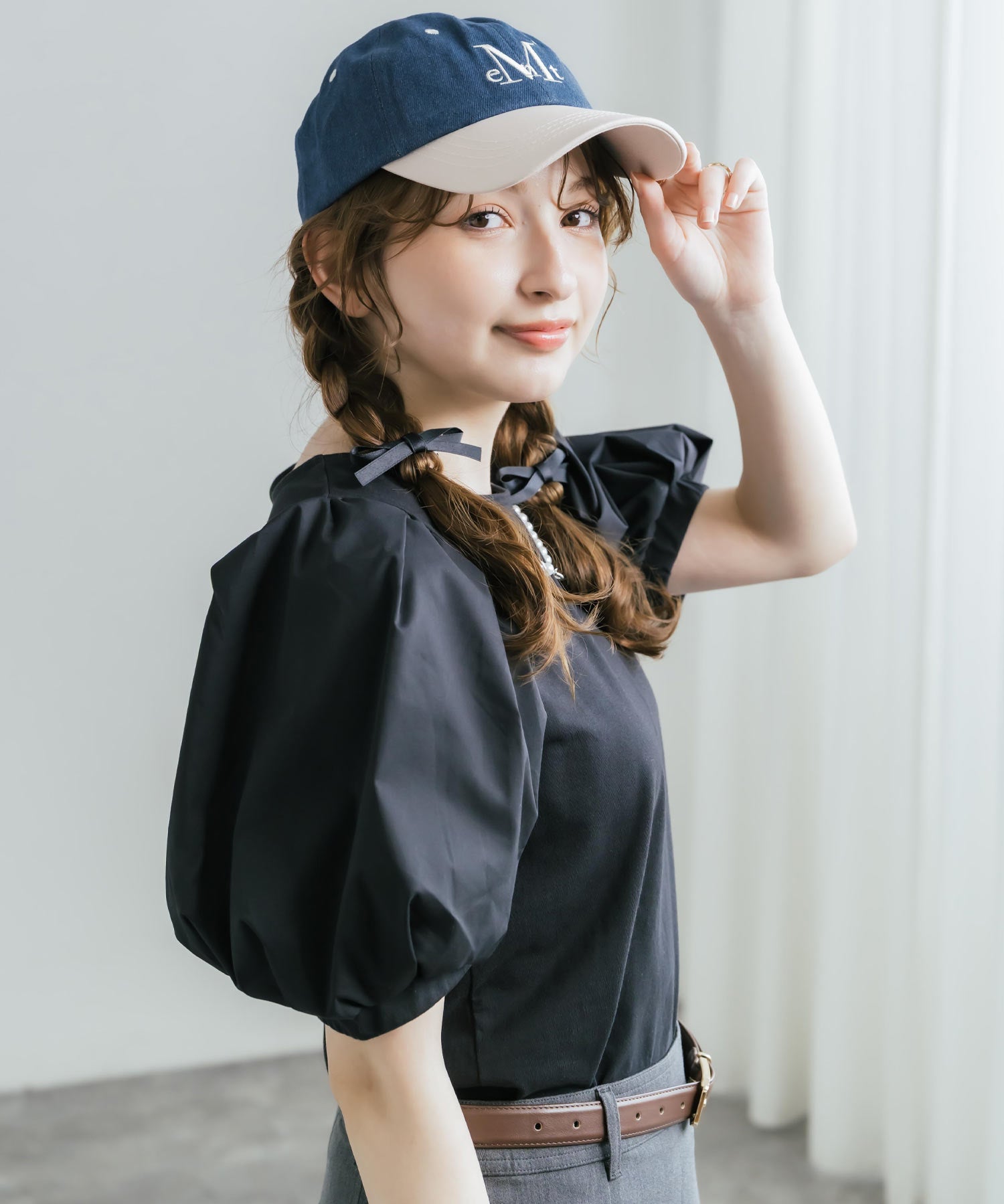 MUCENT SIGNATURE BALL CAP ロゴ刺繍ベースボールキャップ 15901