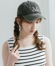 MUCENT SIGNATURE BALL CAP ロゴ刺繍ベースボールキャップ 15901