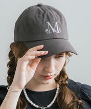 MUCENT SIGNATURE BALL CAP ロゴ刺繍ベースボールキャップ 15901