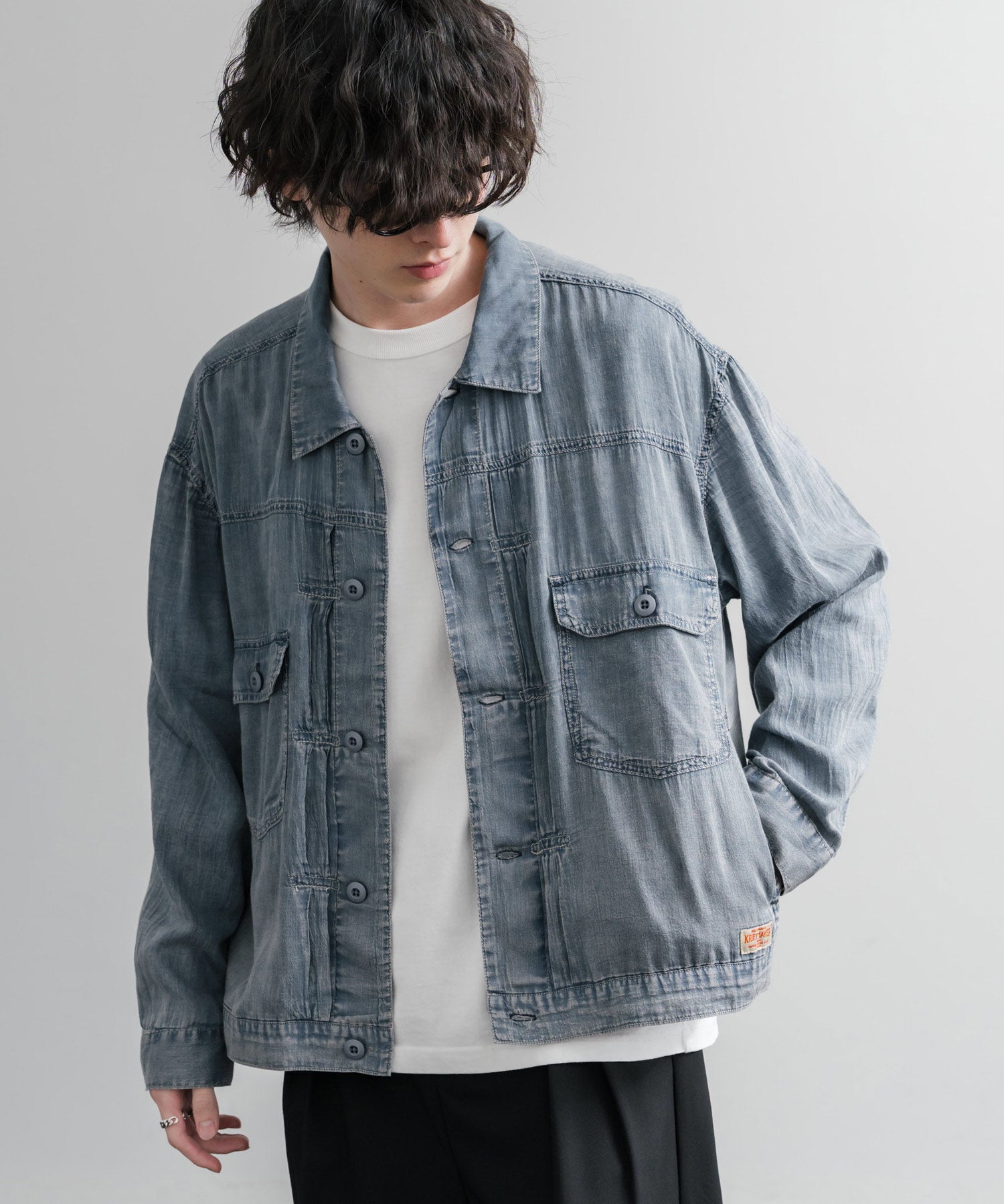 KRIFF MAYER オーバーサイズエアーライトデニムジャケット 2545101