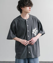 KRIFF MAYER クリフメイヤー ピグメント加工オーバーサイズベースボールシャツ 2547200 15908