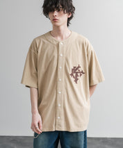 KRIFF MAYER クリフメイヤー ピグメント加工オーバーサイズベースボールシャツ 2547200 15908
