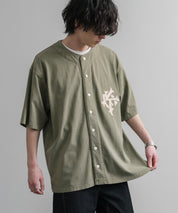 KRIFF MAYER クリフメイヤー ピグメント加工オーバーサイズベースボールシャツ 2547200 15908