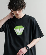 HUF ハフ オーバーサイズ ポケット プリント アソート半袖コットンTシャツ 15911