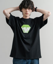 HUF ハフ オーバーサイズ ポケット プリント アソート半袖コットンTシャツ 15911