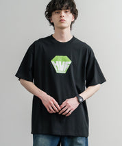 HUF ハフ オーバーサイズ ポケット プリント アソート半袖コットンTシャツ 15911