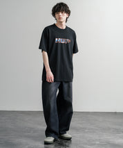 HUF ハフ オーバーサイズ ポケット プリント アソート半袖コットンTシャツ 15911