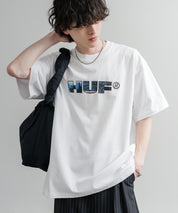 HUF ハフ オーバーサイズ ポケット プリント アソート半袖コットンTシャツ 15911