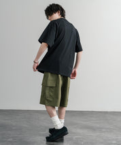 HUF ハフ オーバーサイズ ポケット プリント アソート半袖コットンTシャツ 15911
