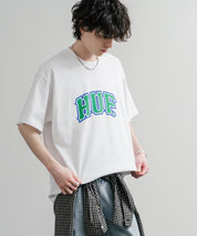 HUF ハフ オーバーサイズ ポケット プリント アソート半袖コットンTシャツ 15911