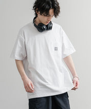 HUF ハフ オーバーサイズ ポケット プリント アソート半袖コットンTシャツ 15911