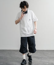 HUF ハフ オーバーサイズ ポケット プリント アソート半袖コットンTシャツ 15911