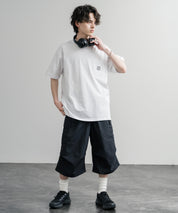 HUF ハフ オーバーサイズ ポケット プリント アソート半袖コットンTシャツ 15911