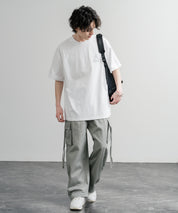 HUF ハフ オーバーサイズ ポケット プリント アソート半袖コットンTシャツ 15911