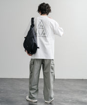 HUF ハフ オーバーサイズ ポケット プリント アソート半袖コットンTシャツ 15911