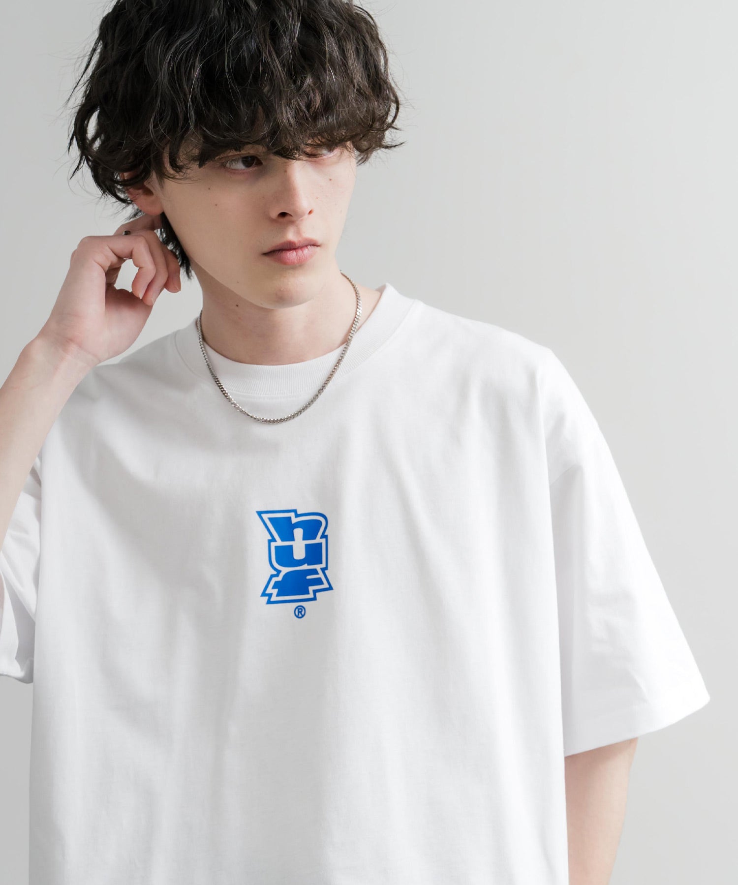 HUF ハフ オーバーサイズ ポケット プリント アソート半袖コットンTシャツ 15911