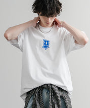 HUF ハフ オーバーサイズ ポケット プリント アソート半袖コットンTシャツ 15911