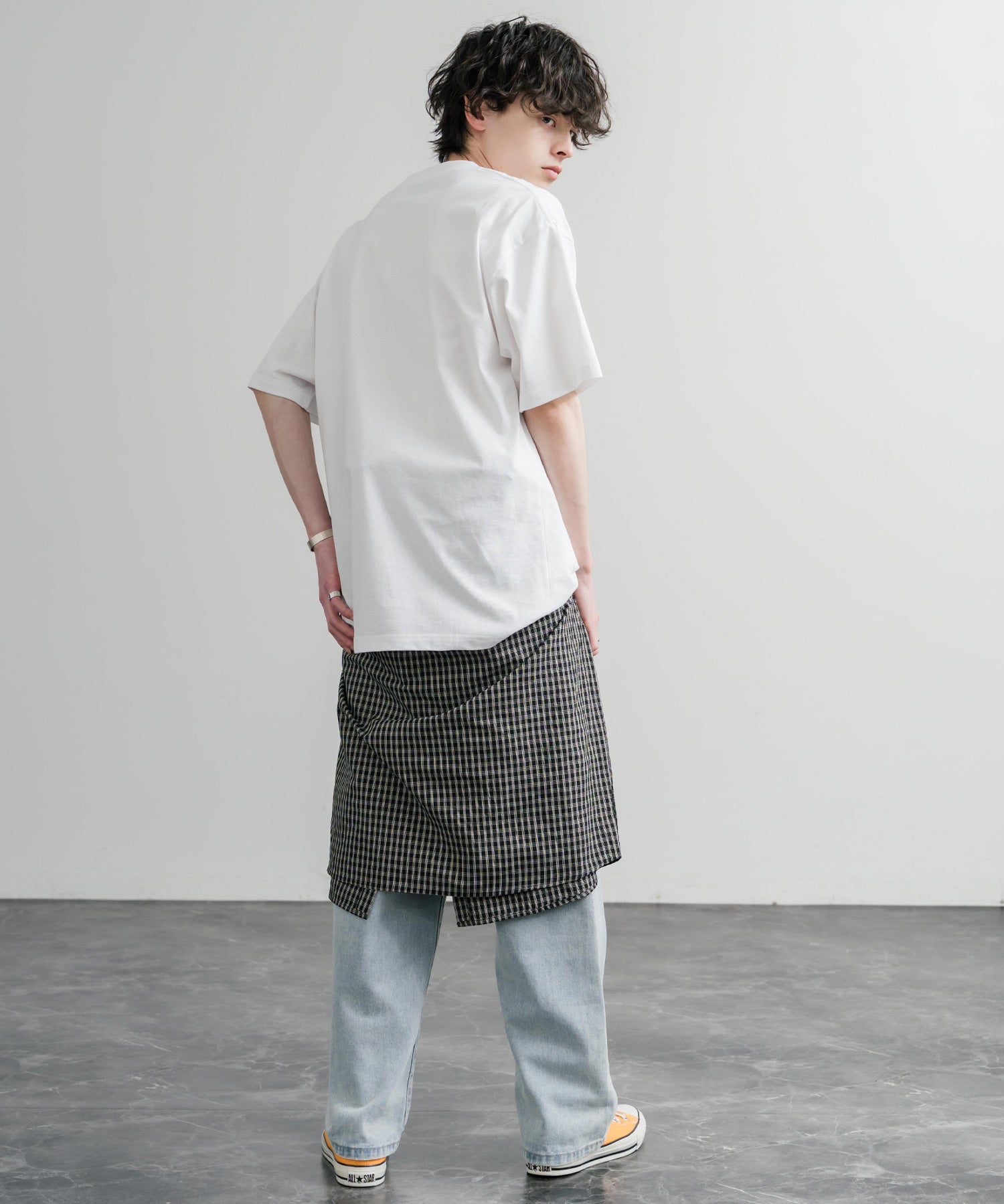 HUF ハフ オーバーサイズ ポケット プリント アソート半袖コットンTシャツ 15911