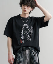 HUF ハフ オーバーサイズ ポケット プリント アソート半袖コットンTシャツ 15911