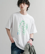 HUF ハフ オーバーサイズ ポケット プリント アソート半袖コットンTシャツ 15911