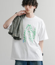 HUF ハフ オーバーサイズ ポケット プリント アソート半袖コットンTシャツ 15911
