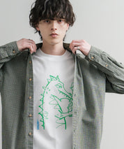 HUF ハフ オーバーサイズ ポケット プリント アソート半袖コットンTシャツ 15911