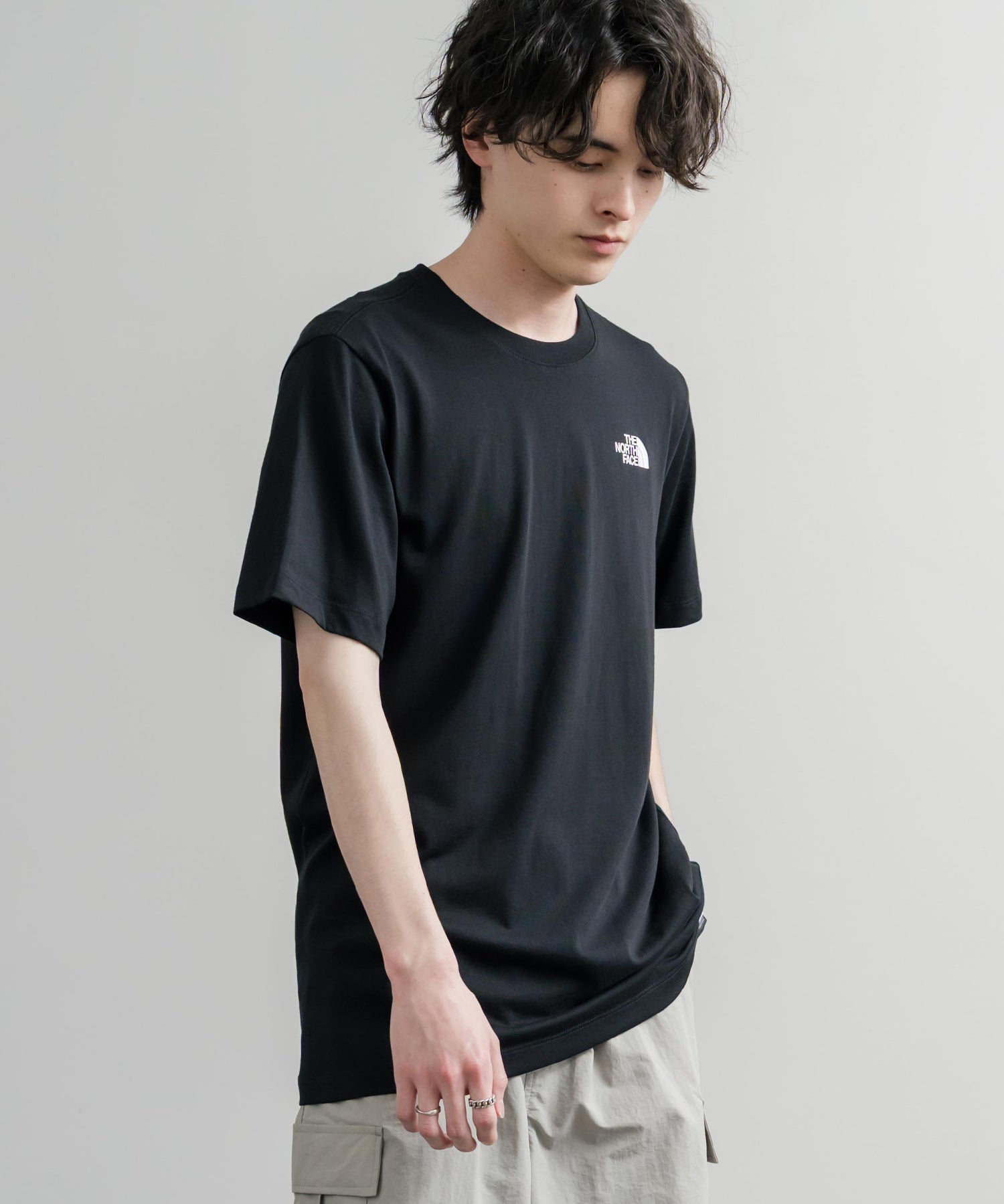 THE NORTH FACE ザ・ノースフェイス BOX NSE ENG R6 SS TEE レギュラーフィット半袖バックプリントTシャツ 15922