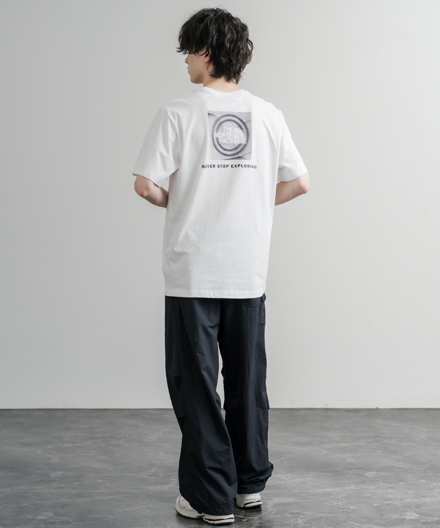 THE NORTH FACE ザ・ノースフェイス BOX NSE ENG R6 SS TEE レギュラーフィット半袖バックプリントTシャツ 15922