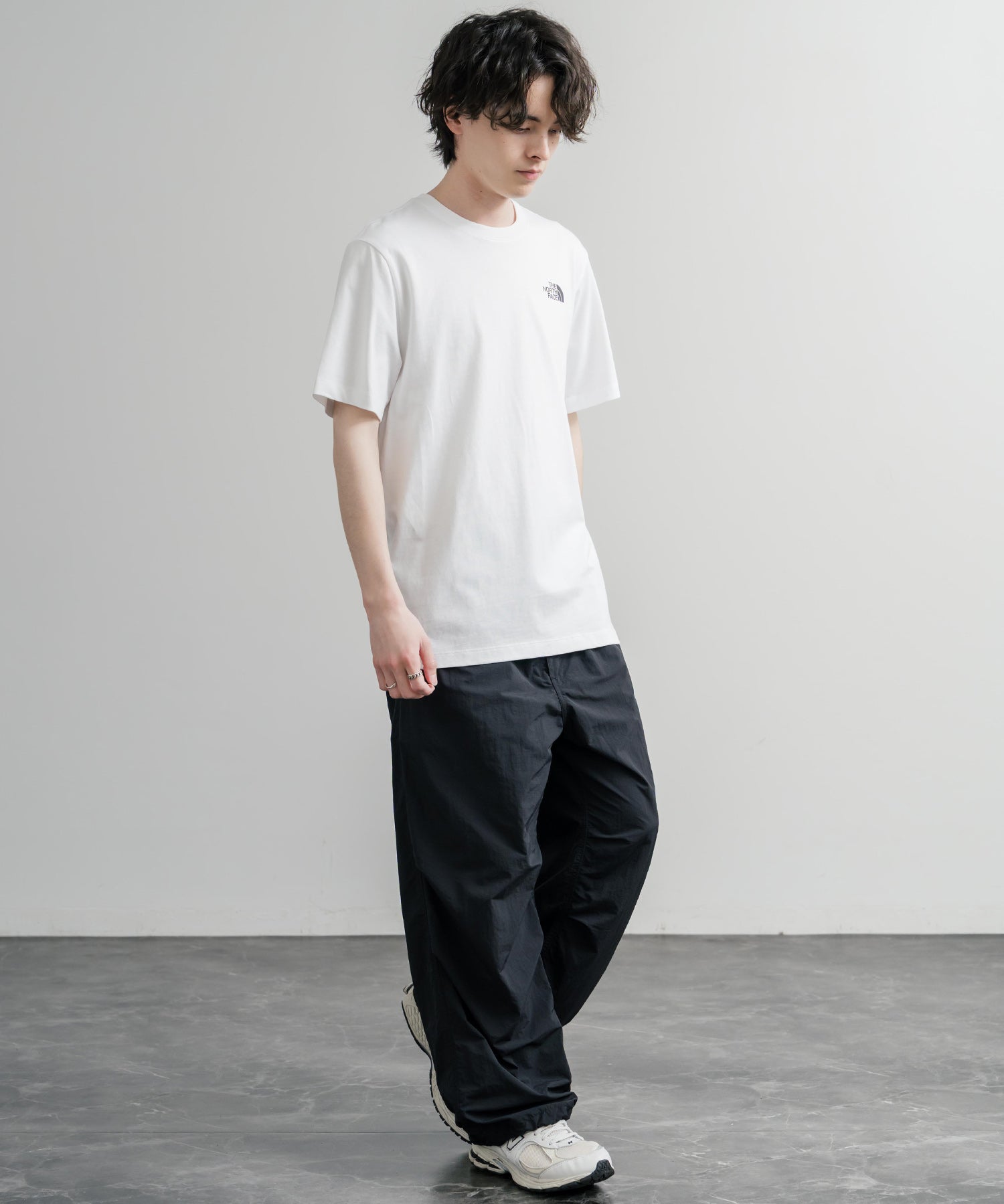 THE NORTH FACE ザ・ノースフェイス BOX NSE ENG R6 SS TEE レギュラーフィット半袖バックプリントTシャツ 15922