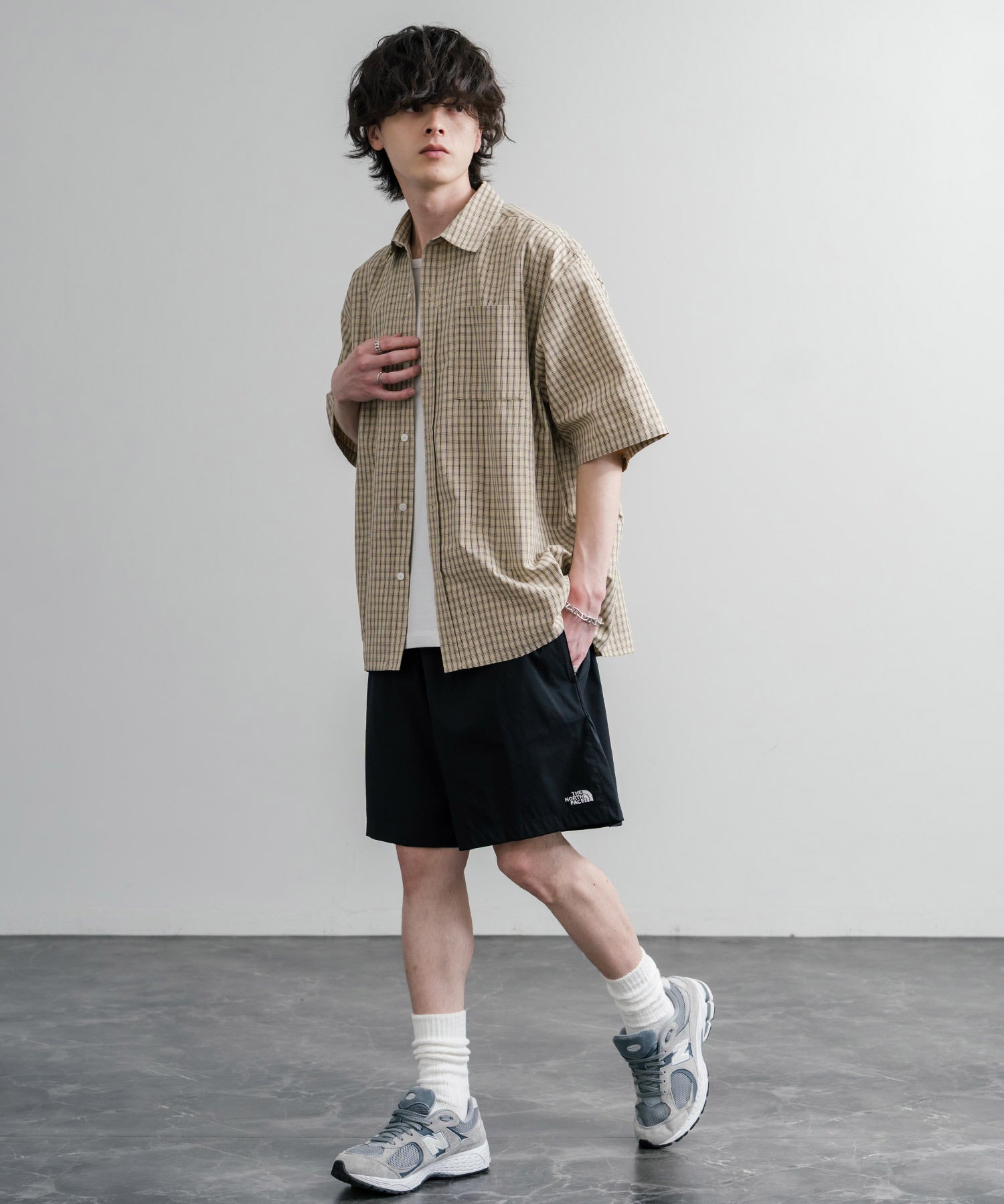 THE NORTH FACE ザ・ノースフェイス CLASS V PATHFINDER PU 撥水 吸汗速乾 リップストップナイロンワイドショートパンツ 15924