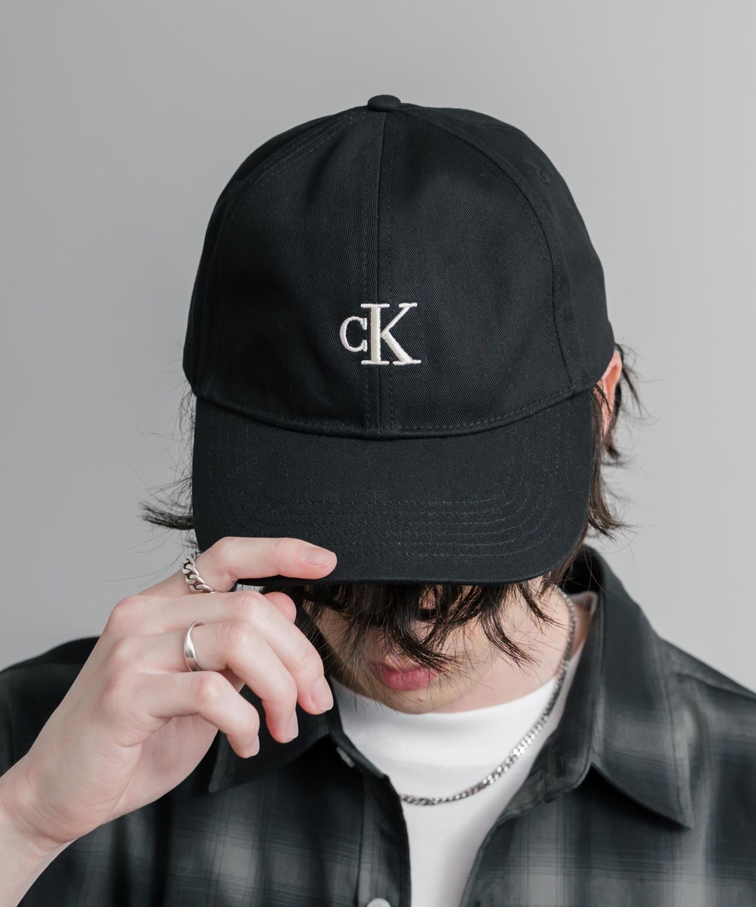 Calvin Klein カルバンクライン LOGO TWILL CAP ワンポイントロゴツイルベースボールキャップ 15930
