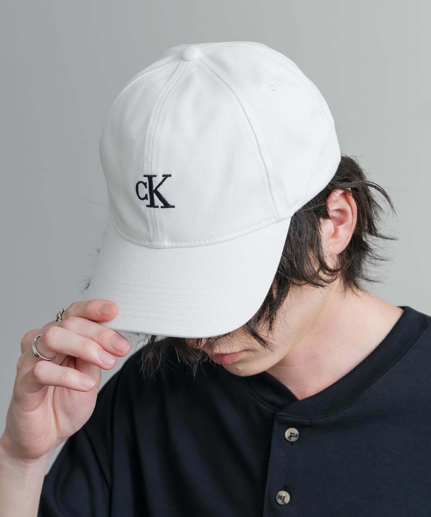 Calvin Klein カルバンクライン LOGO TWILL CAP ワンポイントロゴツイルベースボールキャップ 15930