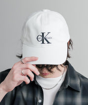 Calvin Klein カルバンクライン LOGO TWILL CAP ワンポイントロゴ刺繍6パネルベースボールキャップ 15931
