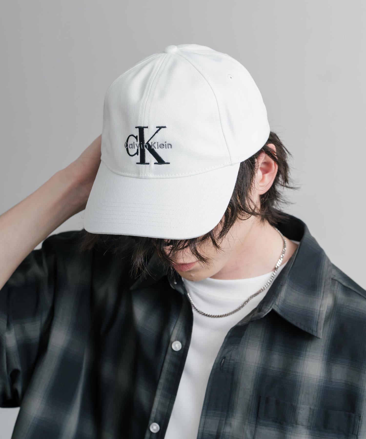 Calvin Klein カルバンクライン LOGO TWILL CAP ワンポイントロゴ刺繍6パネルベースボールキャップ 15931
